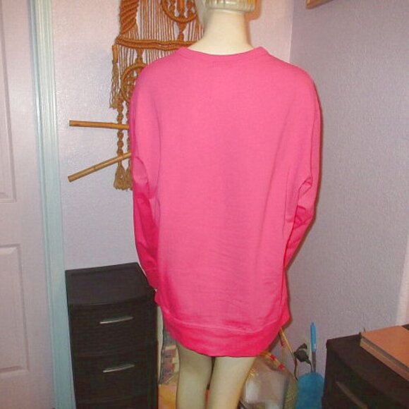 Fresh Produce Easy Sweatshirt Size S Soft Fleece Beaded Peace Dove Tunic NWT - Picture 6 of 10